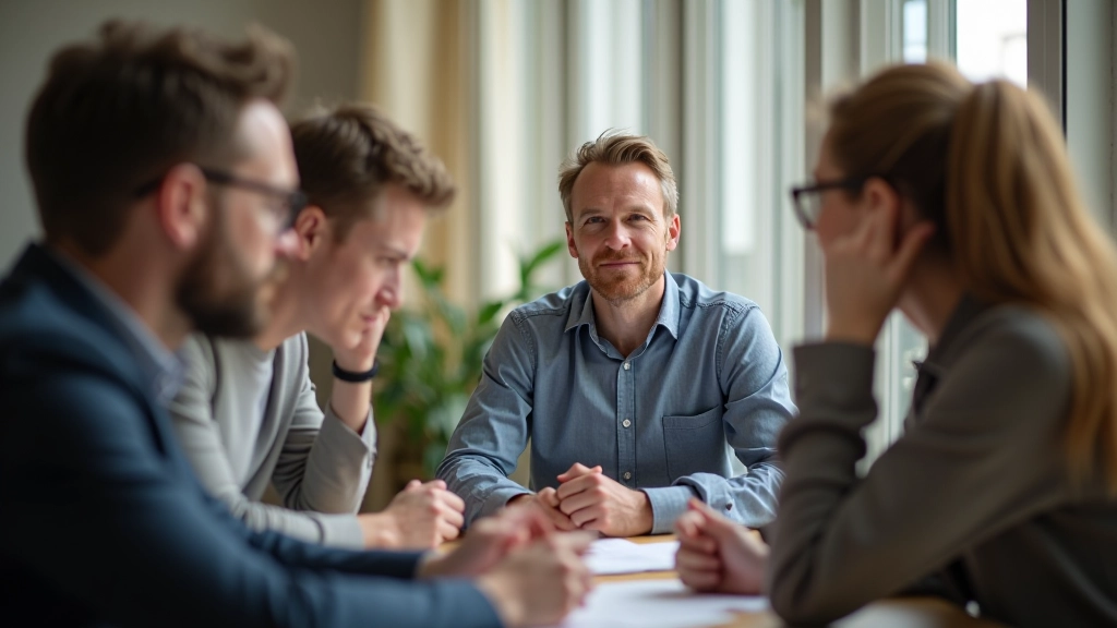 Teilnehmende arbeiten an Resilienz-Übungen in kleiner Gruppe